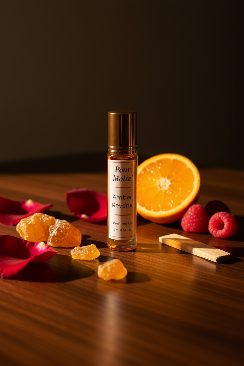 Amber Reverie Perfume Oil – Warm Citrus Floral