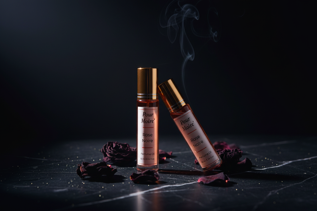 Pour Moire' — Dark Evening Duo Shot
