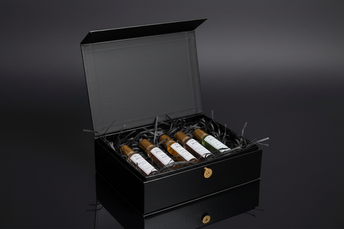 Pour Moire' Discovery Set - 5 Bottles Magnetic Closure Box